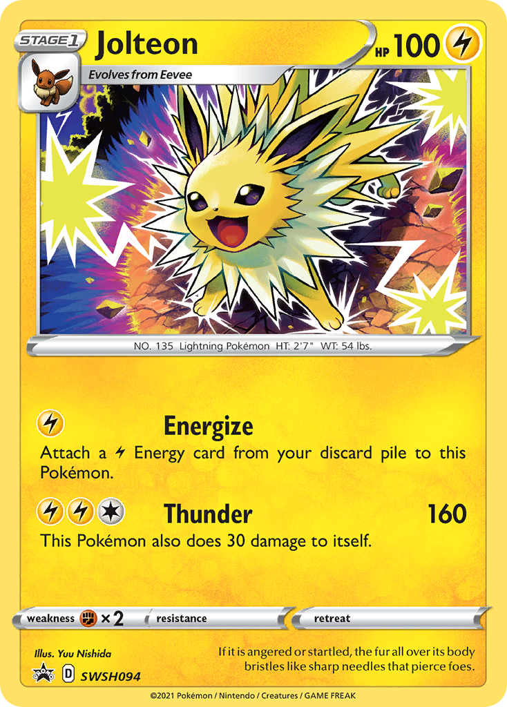 Jolteon (SWSH094) [Sword & Shield: Black Star Promos] | GnG Games