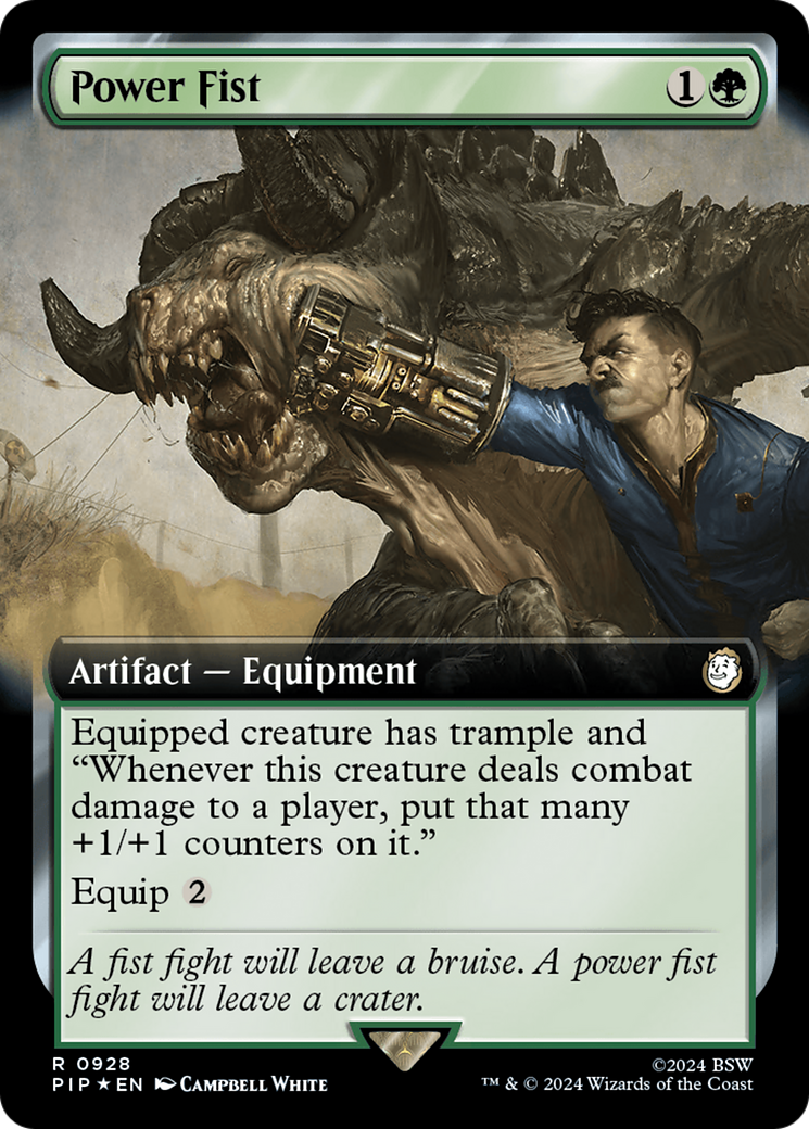 Power Fist (Extended Art) (Surge Foil) [Fallout] | GnG Games