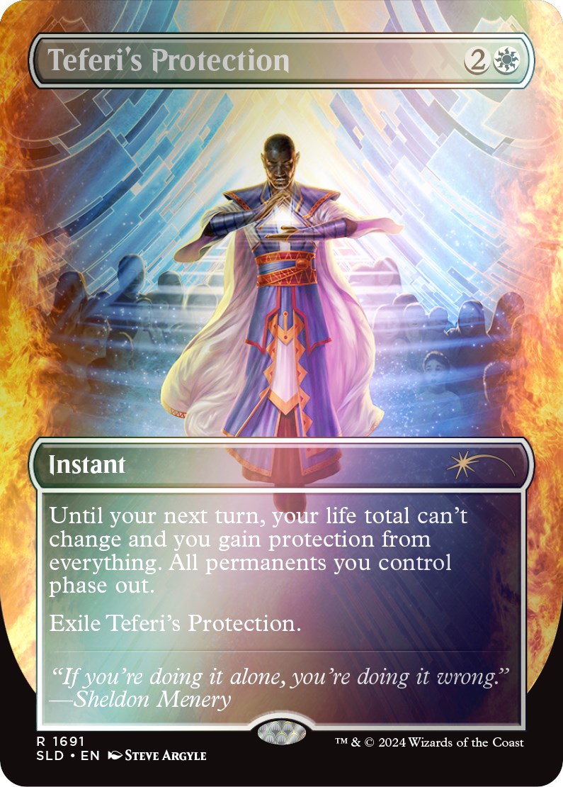 Teferi's Protection (1691) (Rainbow Foil) [Secret Lair Drop Series] | GnG Games