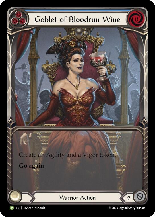 Goblet of Bloodrun Wine [LGS247] (Promo)  Rainbow Foil | GnG Games