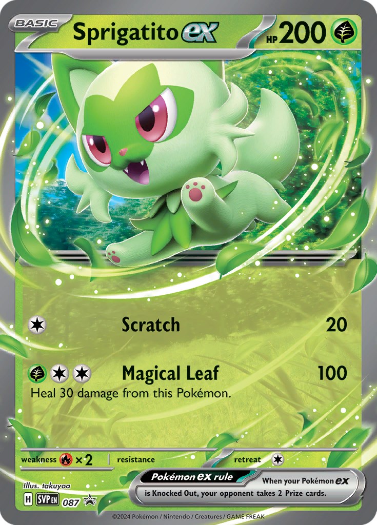 Sprigatito ex (087) [Scarlet & Violet: Black Star Promos] | GnG Games