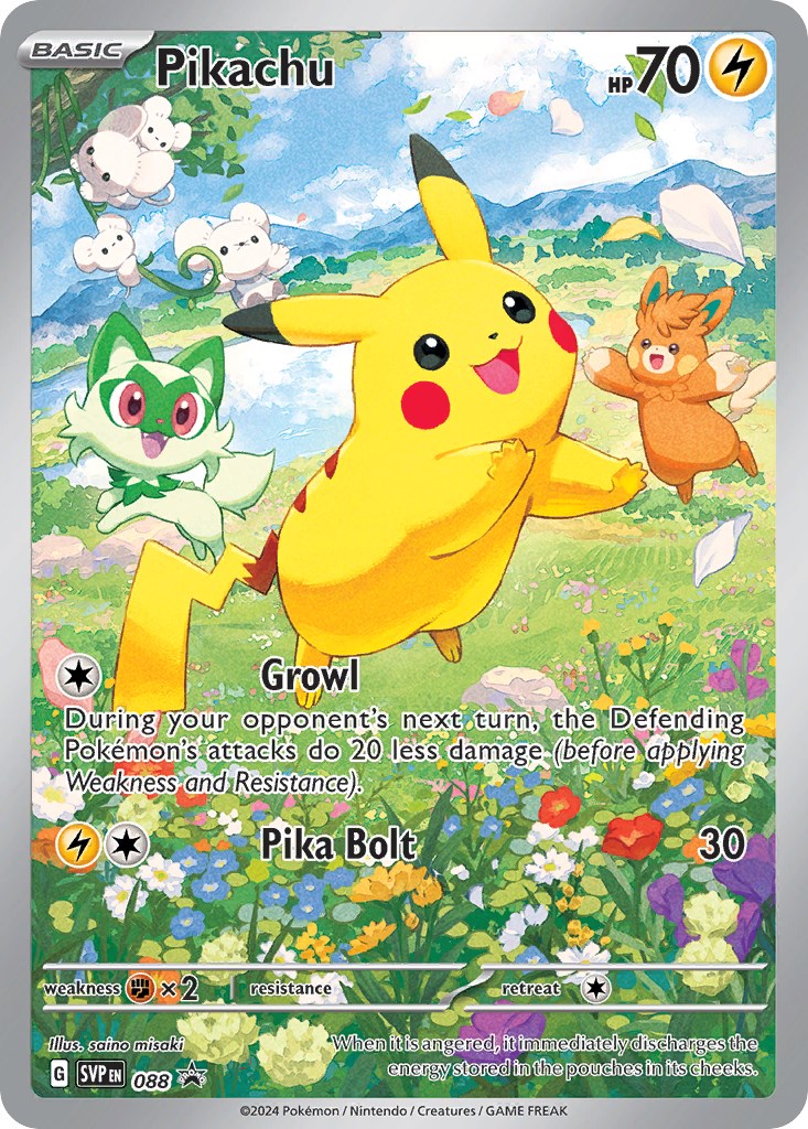 Pikachu (088) [Scarlet & Violet: Black Star Promos] | GnG Games