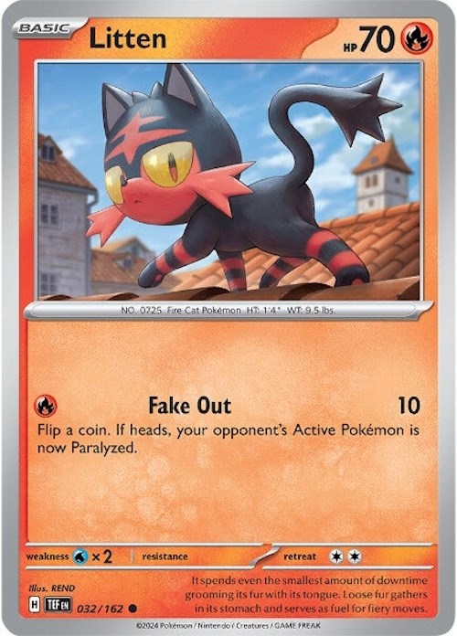 Litten (032/162) [Scarlet & Violet: Temporal Forces] | GnG Games