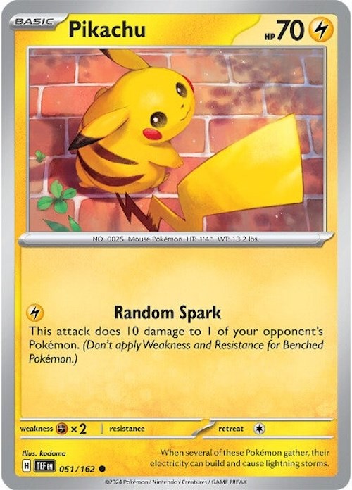 Pikachu (051/162) [Scarlet & Violet: Temporal Forces] | GnG Games