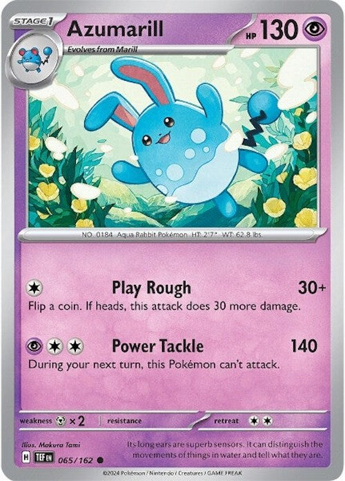 Azumarill (065/162) [Scarlet & Violet: Temporal Forces] | GnG Games