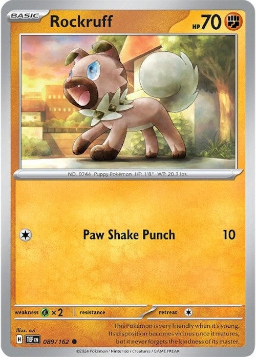 Rockruff (089/162) [Scarlet & Violet: Temporal Forces] | GnG Games