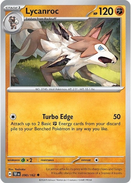 Lycanroc (090/162) [Scarlet & Violet: Temporal Forces] | GnG Games