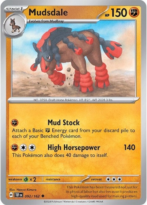 Mudsdale (092/162) [Scarlet & Violet: Temporal Forces] | GnG Games