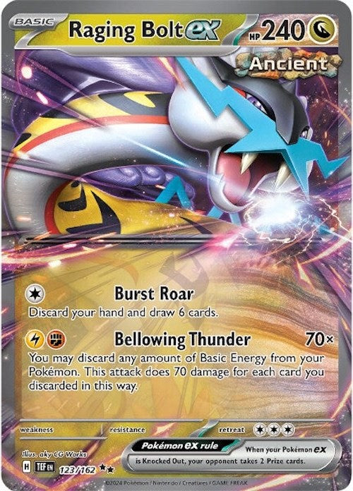 Raging Bolt ex (123/162) [Scarlet & Violet: Temporal Forces] | GnG Games