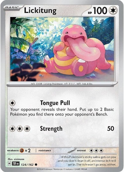 Lickitung (124/162) [Scarlet & Violet: Temporal Forces] | GnG Games