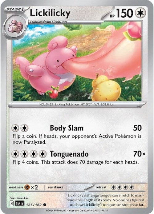 Lickilicky (125/162) [Scarlet & Violet: Temporal Forces] | GnG Games