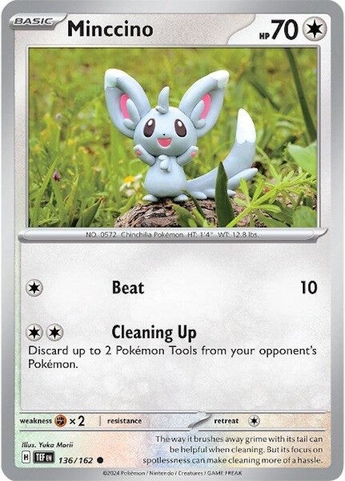 Minccino (136/162) [Scarlet & Violet: Temporal Forces] | GnG Games