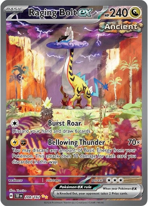 Raging Bolt ex (208/162) [Scarlet & Violet: Temporal Forces] | GnG Games