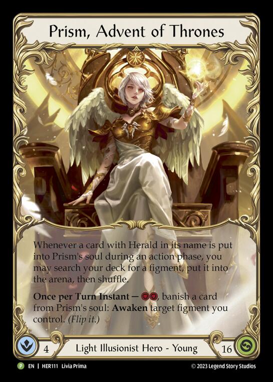 Prism, Advent of Thrones [HER111] (Promo)  Rainbow Foil | GnG Games