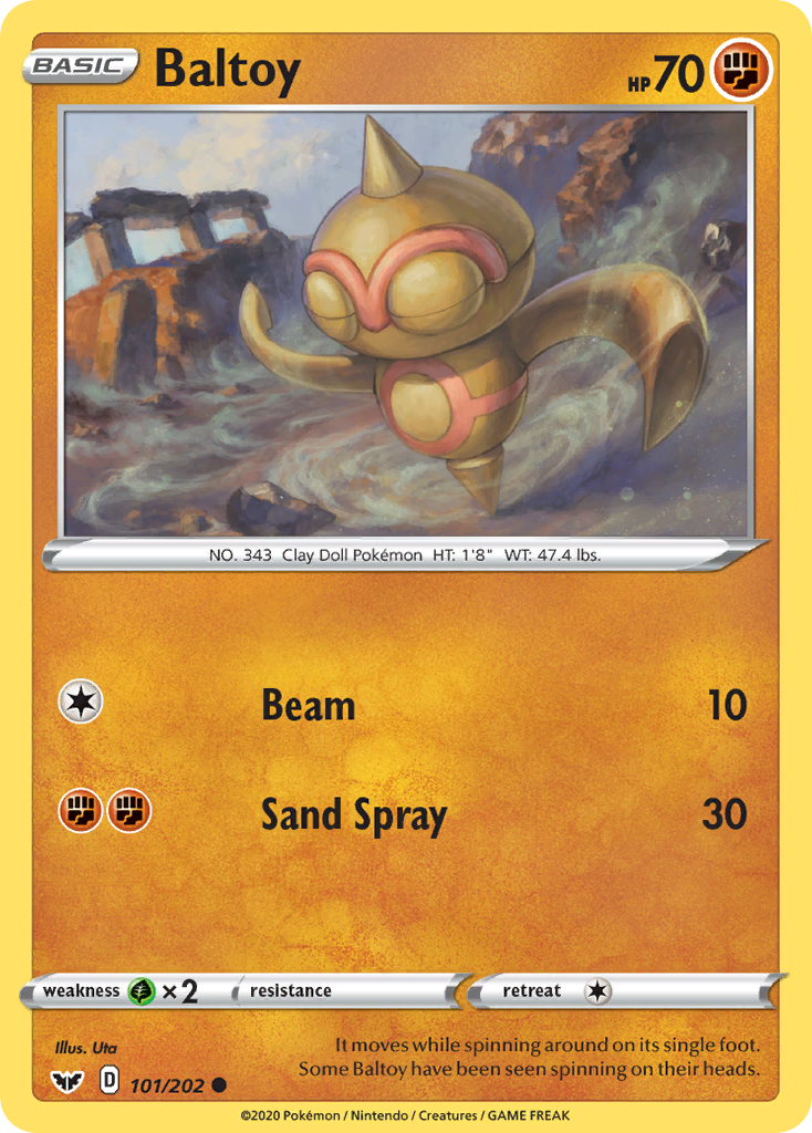 Baltoy (101/202) [Sword & Shield: Base Set] | GnG Games
