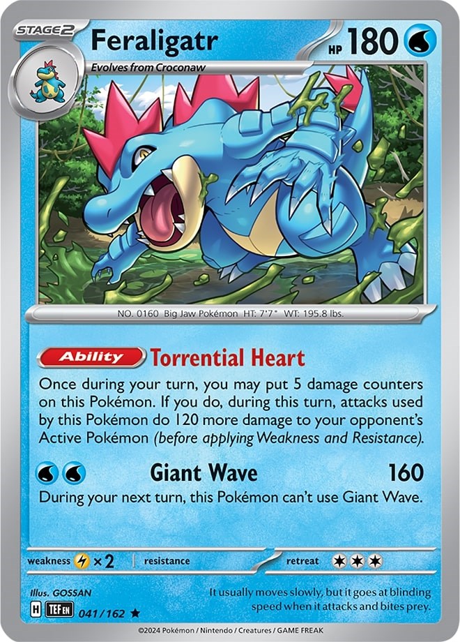 Feraligatr (041/162) (Theme Deck Exclusive) [Scarlet & Violet: Temporal Forces] | GnG Games