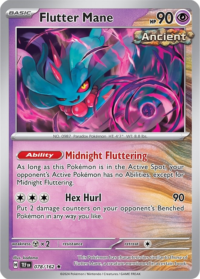 Flutter Mane (078/162) (Theme Deck Exclusive) [Scarlet & Violet: Temporal Forces] | GnG Games