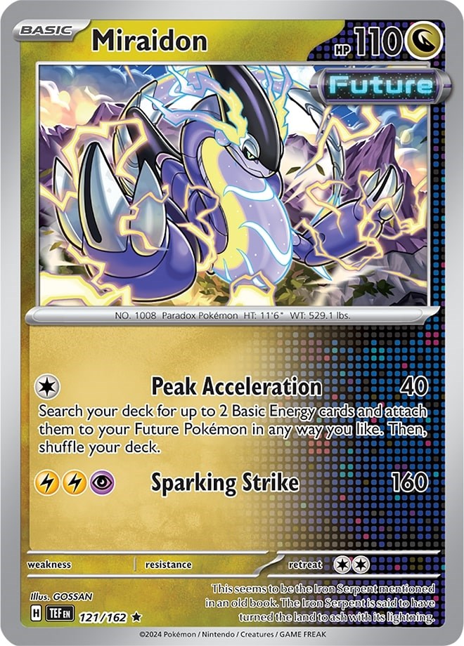 Miraidon (121/162) (Theme Deck Exclusive) [Scarlet & Violet: Temporal Forces] | GnG Games
