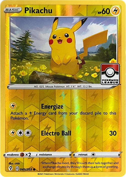 Pikachu (049/203) (2023 2024 League Promo) [League & Championship Cards] | GnG Games