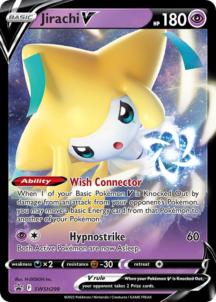 Jirachi V (SWSH299) [Sword & Shield: Black Star Promos] | GnG Games