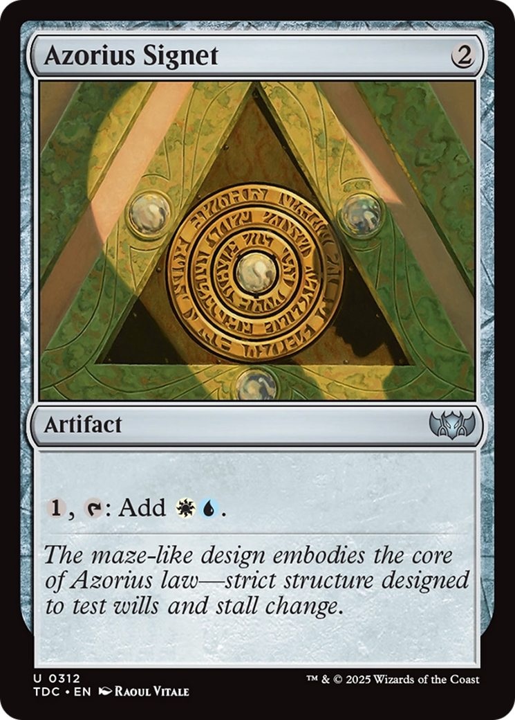 Azorius Signet [Tarkir: Dragonstorm Commander] | GnG Games