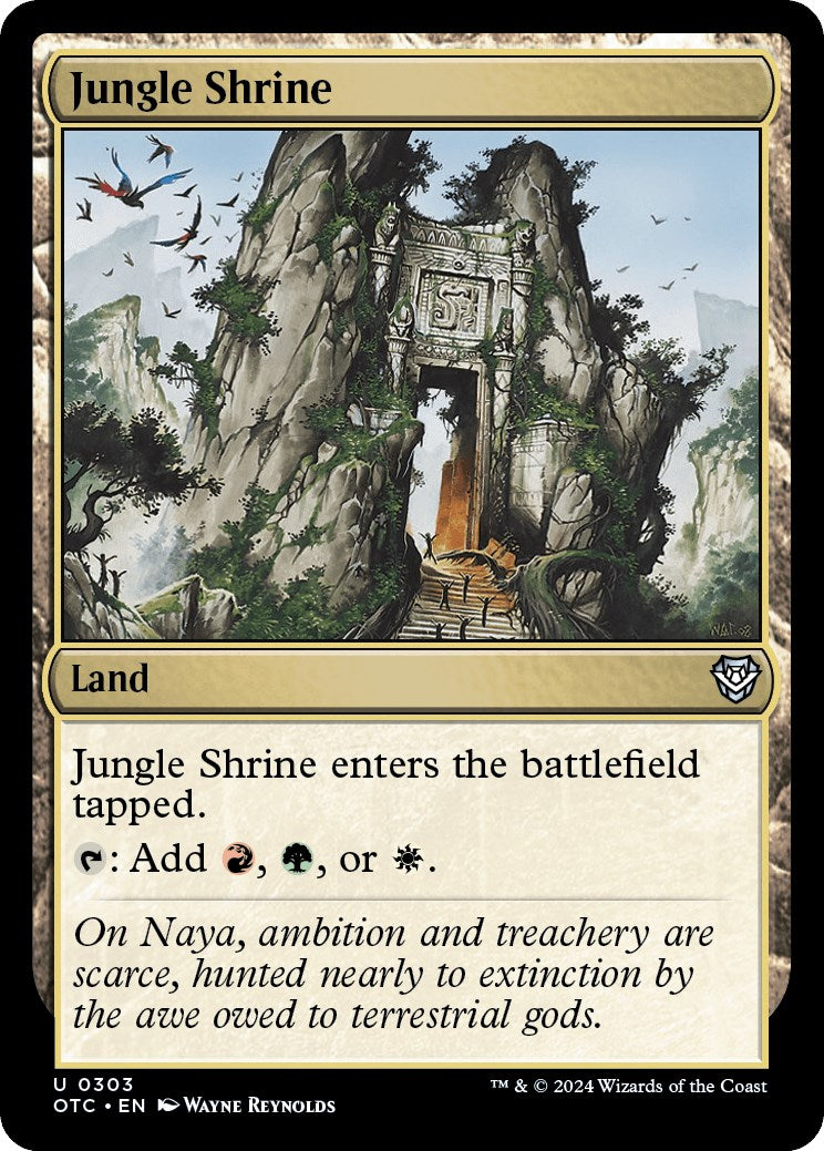 Jungle Shrine [Outlaws of Thunder Junction Commander] | GnG Games
