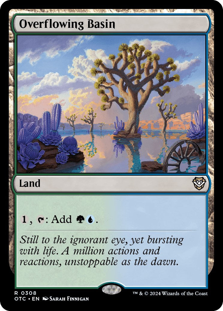 Overflowing Basin [Outlaws of Thunder Junction Commander] | GnG Games