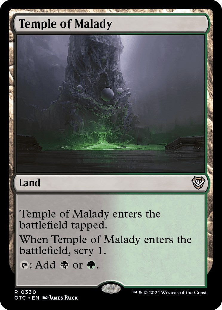 Temple of Malady [Outlaws of Thunder Junction Commander] | GnG Games