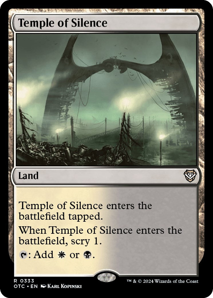 Temple of Silence [Outlaws of Thunder Junction Commander] | GnG Games