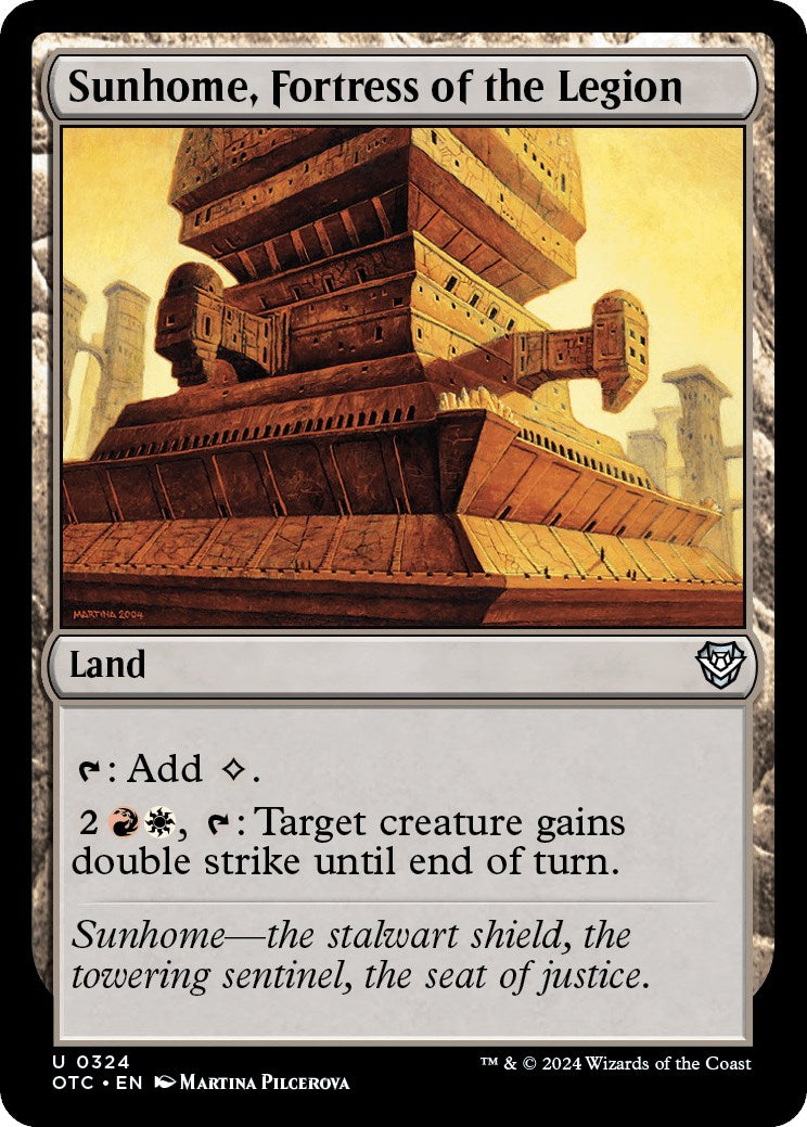 Sunhome, Fortress of the Legion [Outlaws of Thunder Junction Commander] | GnG Games