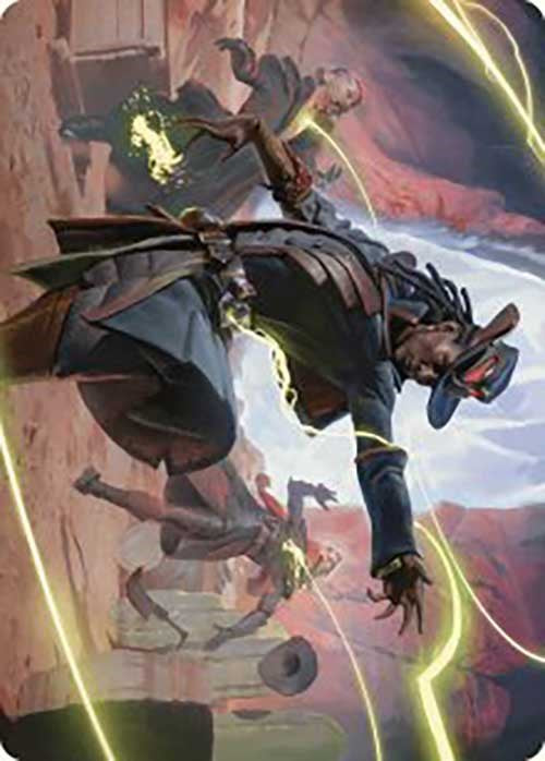 Lilah, Undefeated Slickshot Art Card [Outlaws of Thunder Junction Art Series] | GnG Games