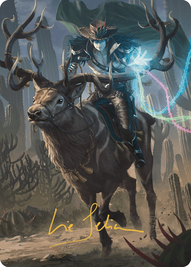 Oko, the Ringleader Art Card (54/54) (Gold-Stamped Signature) [Outlaws of Thunder Junction Art Series] | GnG Games