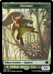 Insect // Squirrel Double-Sided Token [Dominaria Remastered Tokens] | GnG Games