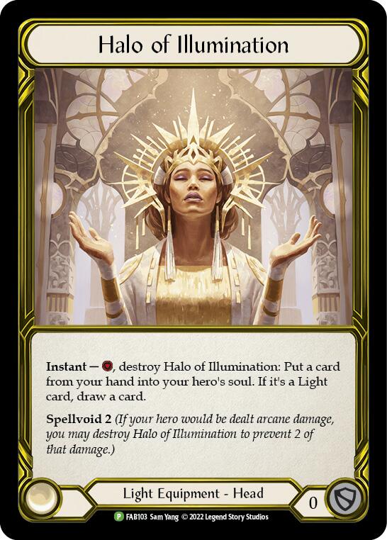 Halo of Illumination (Golden) [FAB103] (Promo)  Cold Foil | GnG Games