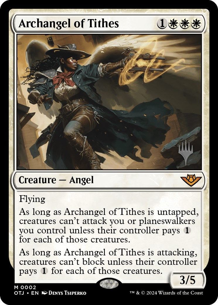 Archangel of Tithes (Promo Pack) [Outlaws of Thunder Junction Promos] | GnG Games