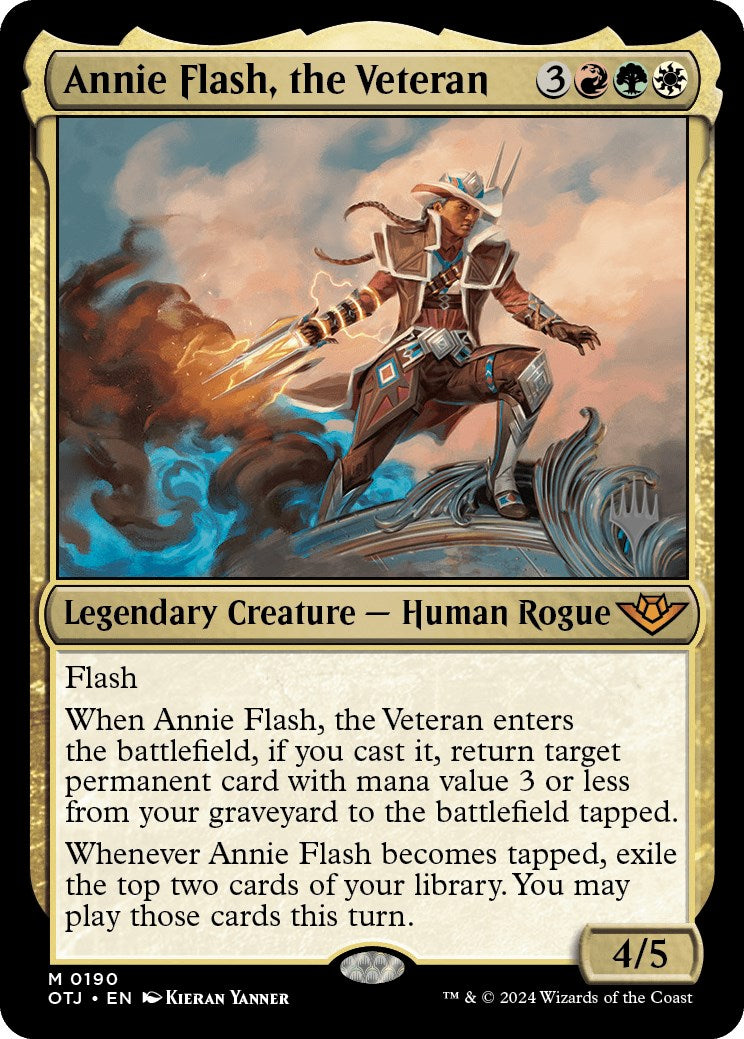 Annie Flash, the Veteran (Promo Pack) [Outlaws of Thunder Junction Promos] | GnG Games