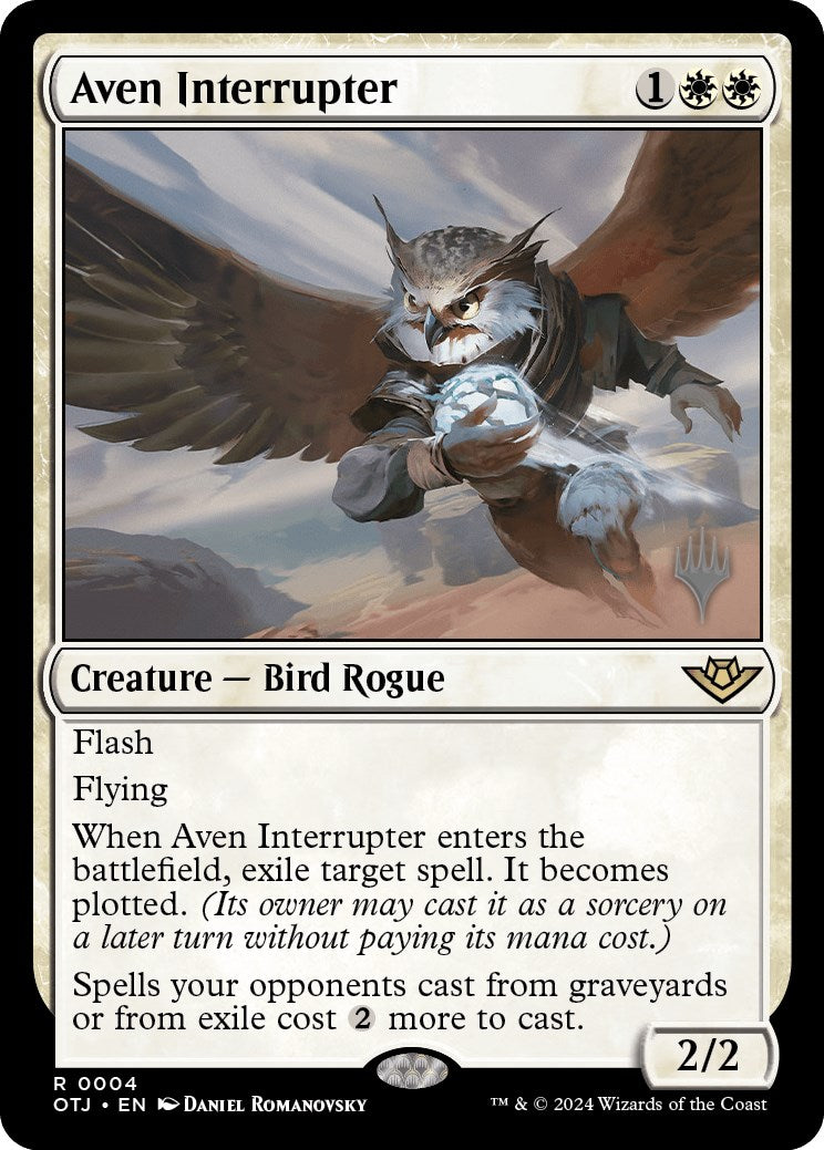 Aven Interrupter (Promo Pack) [Outlaws of Thunder Junction Promos] | GnG Games