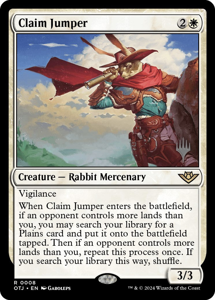 Claim Jumper (Promo Pack) [Outlaws of Thunder Junction Promos] | GnG Games