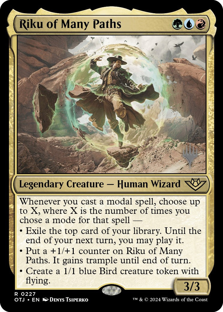 Riku of Many Paths (Promo Pack) [Outlaws of Thunder Junction Promos] | GnG Games