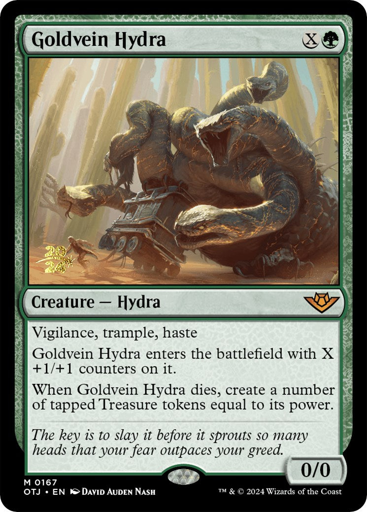 Goldvein Hydra [Outlaws of Thunder Junction Prerelease Promos] | GnG Games