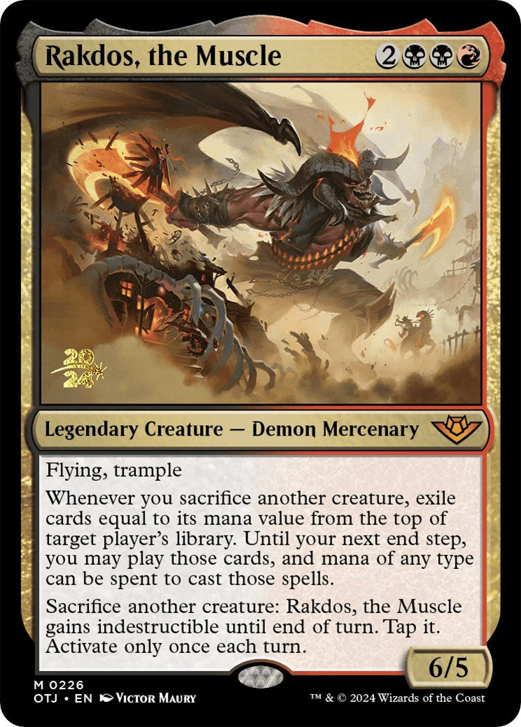 Rakdos, the Muscle [Outlaws of Thunder Junction Prerelease Promos] | GnG Games