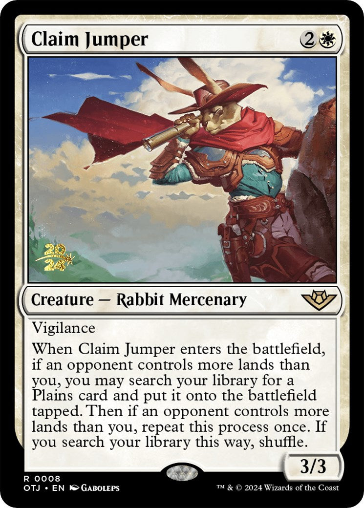 Claim Jumper [Outlaws of Thunder Junction Prerelease Promos] | GnG Games