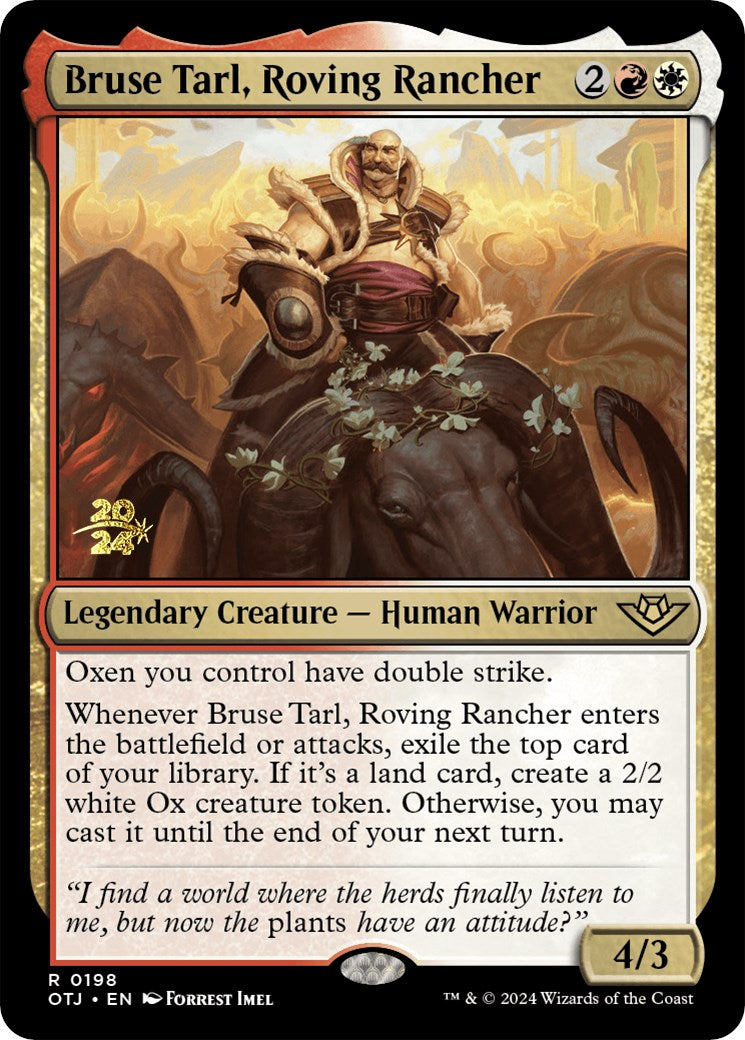 Bruse Tarl, Roving Rancher [Outlaws of Thunder Junction Prerelease Promos] | GnG Games