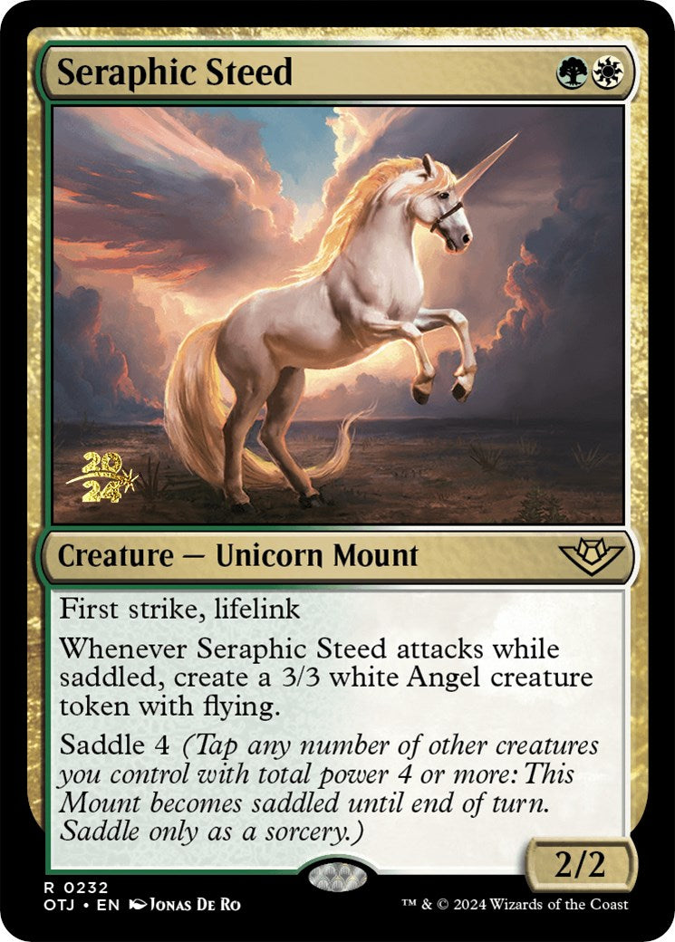 Seraphic Steed [Outlaws of Thunder Junction Prerelease Promos] | GnG Games