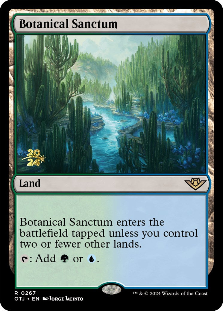 Botanical Sanctum (OTJ) [Outlaws of Thunder Junction Prerelease Promos] | GnG Games