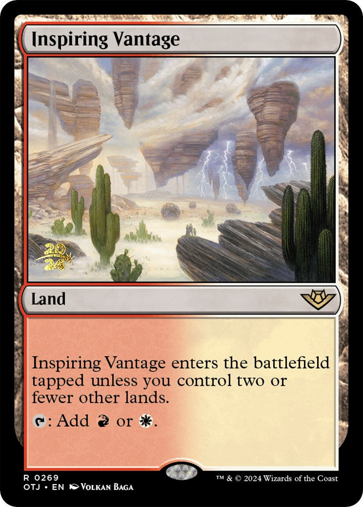 Inspiring Vantage (OTJ) [Outlaws of Thunder Junction Prerelease Promos] | GnG Games