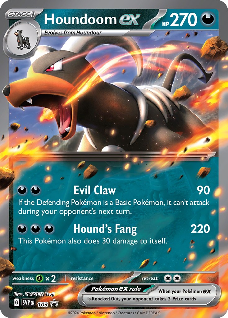 Houndoom ex (103) [Scarlet & Violet: Black Star Promos] | GnG Games