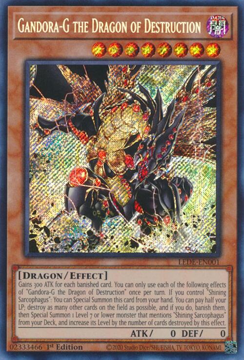 Gandora-G the Dragon of Destruction [LEDE-EN001] Secret Rare | GnG Games