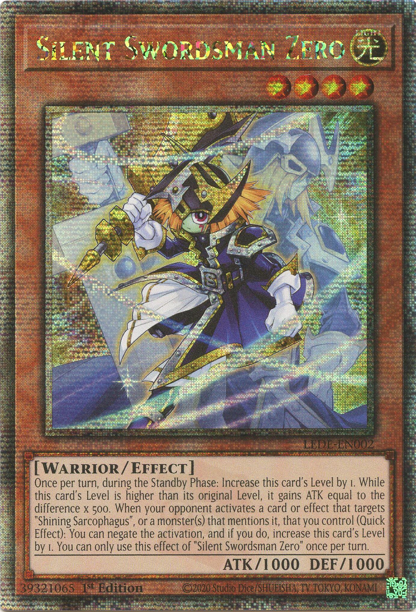 Silent Swordsman Zero [LEDE-EN002] Quarter Century Secret Rare | GnG Games