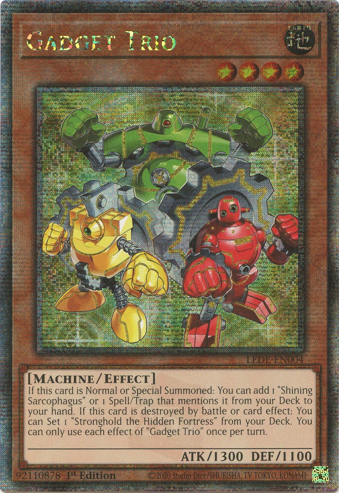 Gadget Trio [LEDE-EN004] Quarter Century Secret Rare | GnG Games
